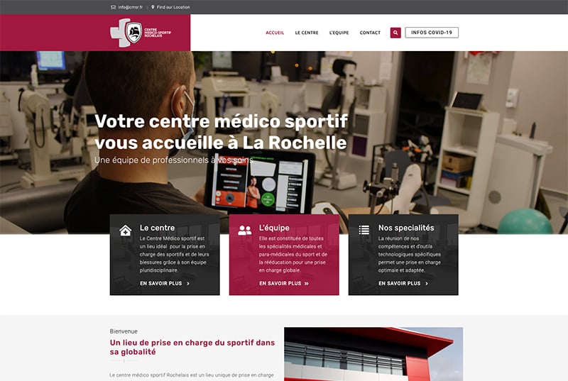 Centre médico-sportif Rochelais site web