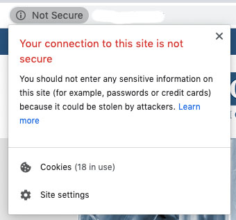 Website without SSL