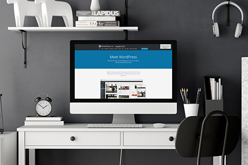 Wordpress on desktop