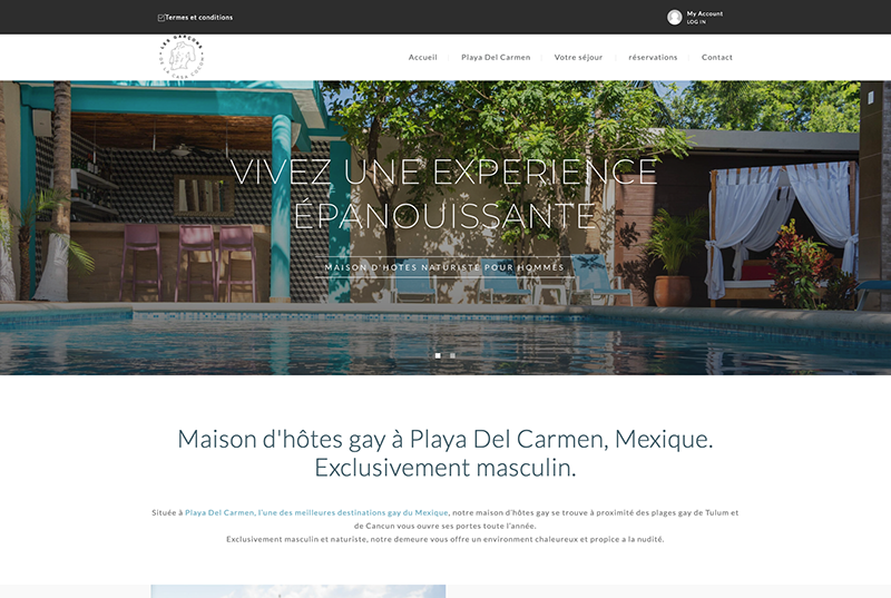 La Casa Des Garcons website