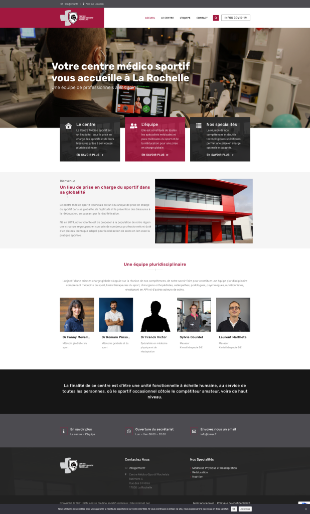 Centre médico-sportif Rochelais site web