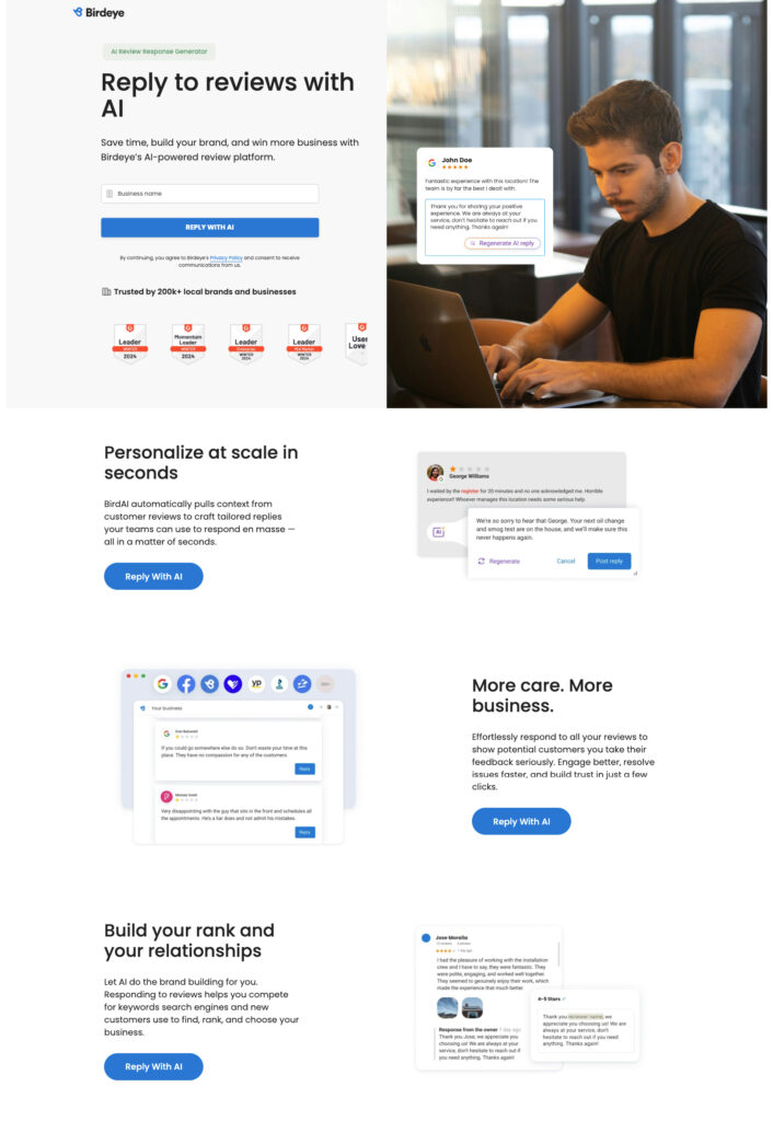 Birdeyes website