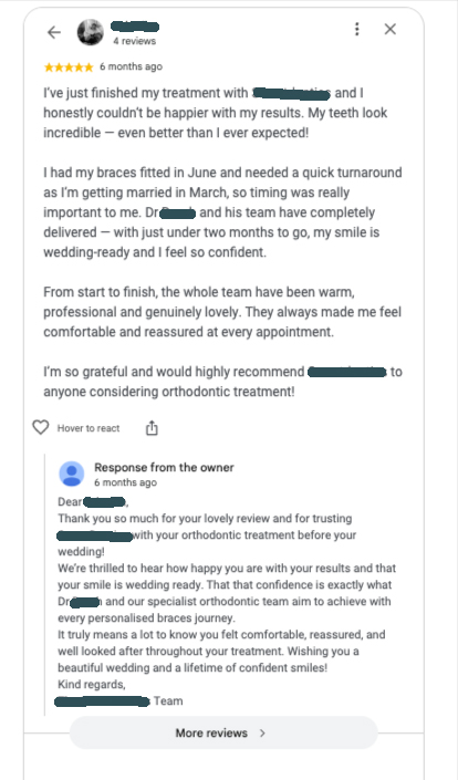 Google review
